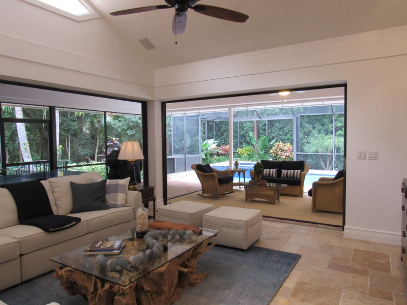 Living Room Patio View